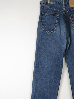 Men’s Vintage Levis 510 Blue Denim Jeans 33/36 - The Harlequin