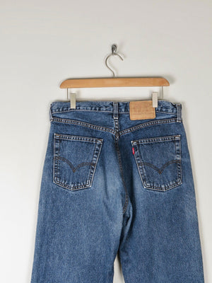 Men’s Vintage Levis 510 Blue Denim Jeans 33/36 - The Harlequin