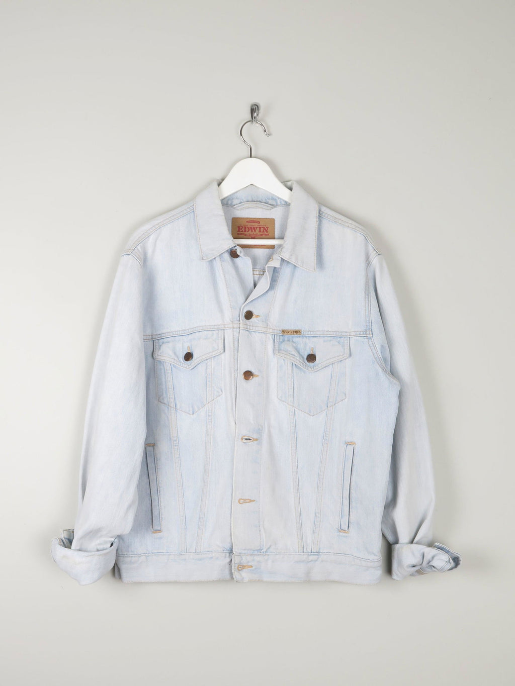 Men's Vintage Light Denim Jacket M - The Harlequin