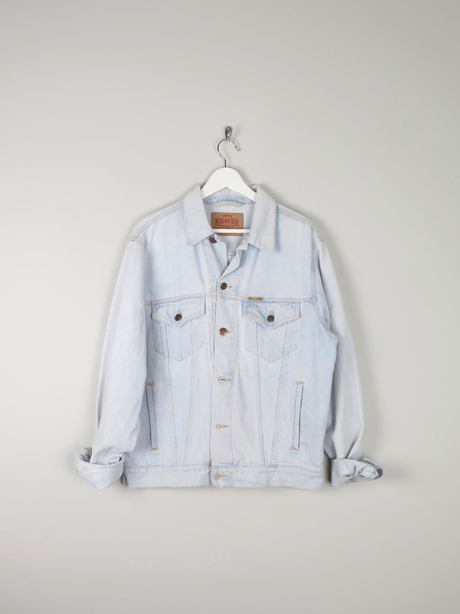 Men's Vintage Light Denim Jacket M - The Harlequin