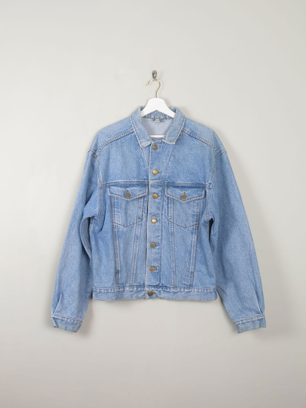 Men's Vintage Oversized Denim Jacket S - The Harlequin