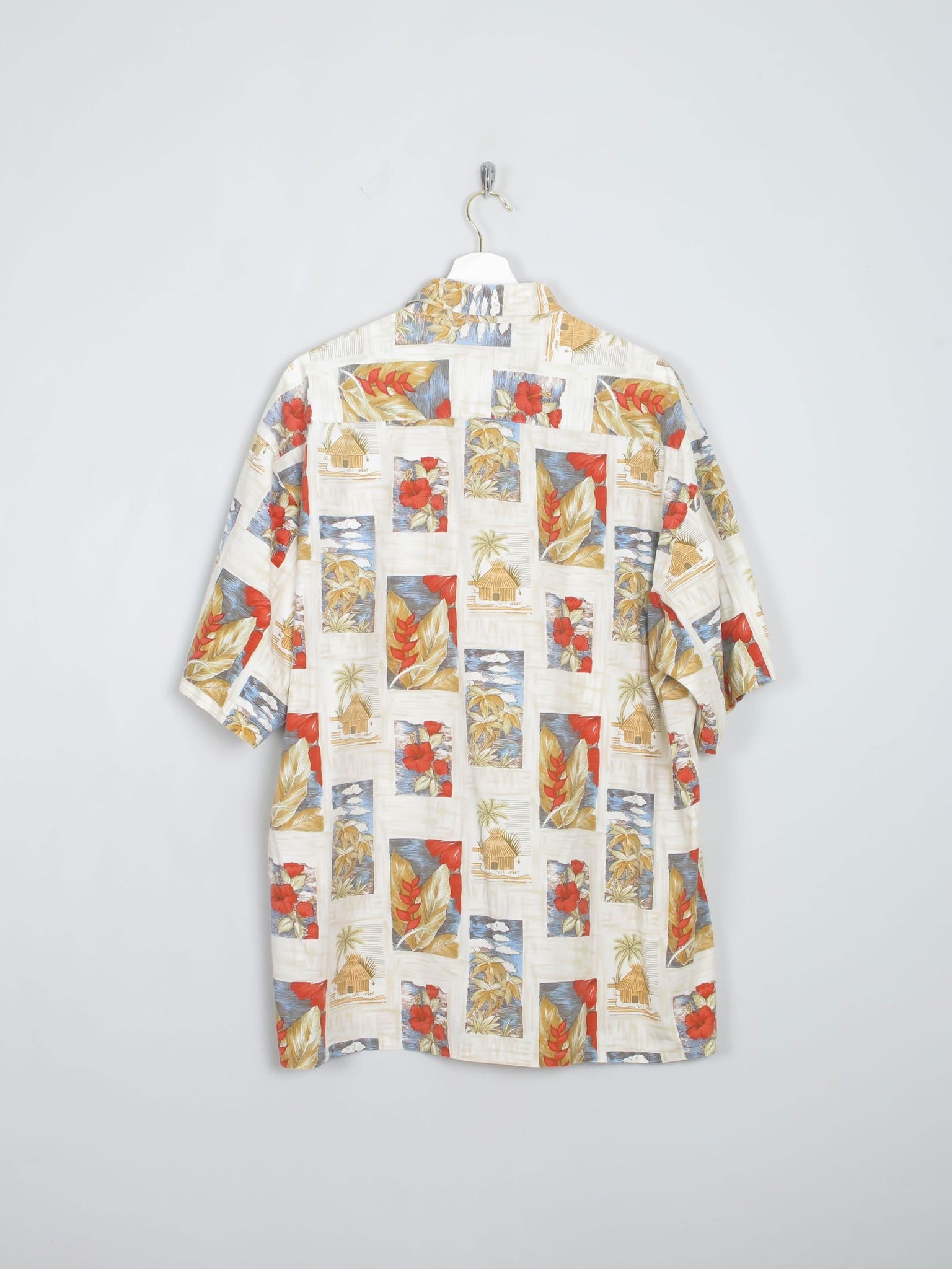 Men's Vintage Pierre Cardin Hawaiian Style Shirt XL - The Harlequin