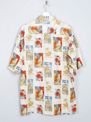 Men's Vintage Pierre Cardin Hawaiian Style Shirt XL - The Harlequin
