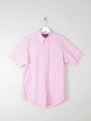 Men's Vintage Pink Check Ralph  Lauren Shirt L - The Harlequin