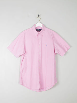 Men's Vintage Pink Check Ralph  Lauren Shirt L - The Harlequin