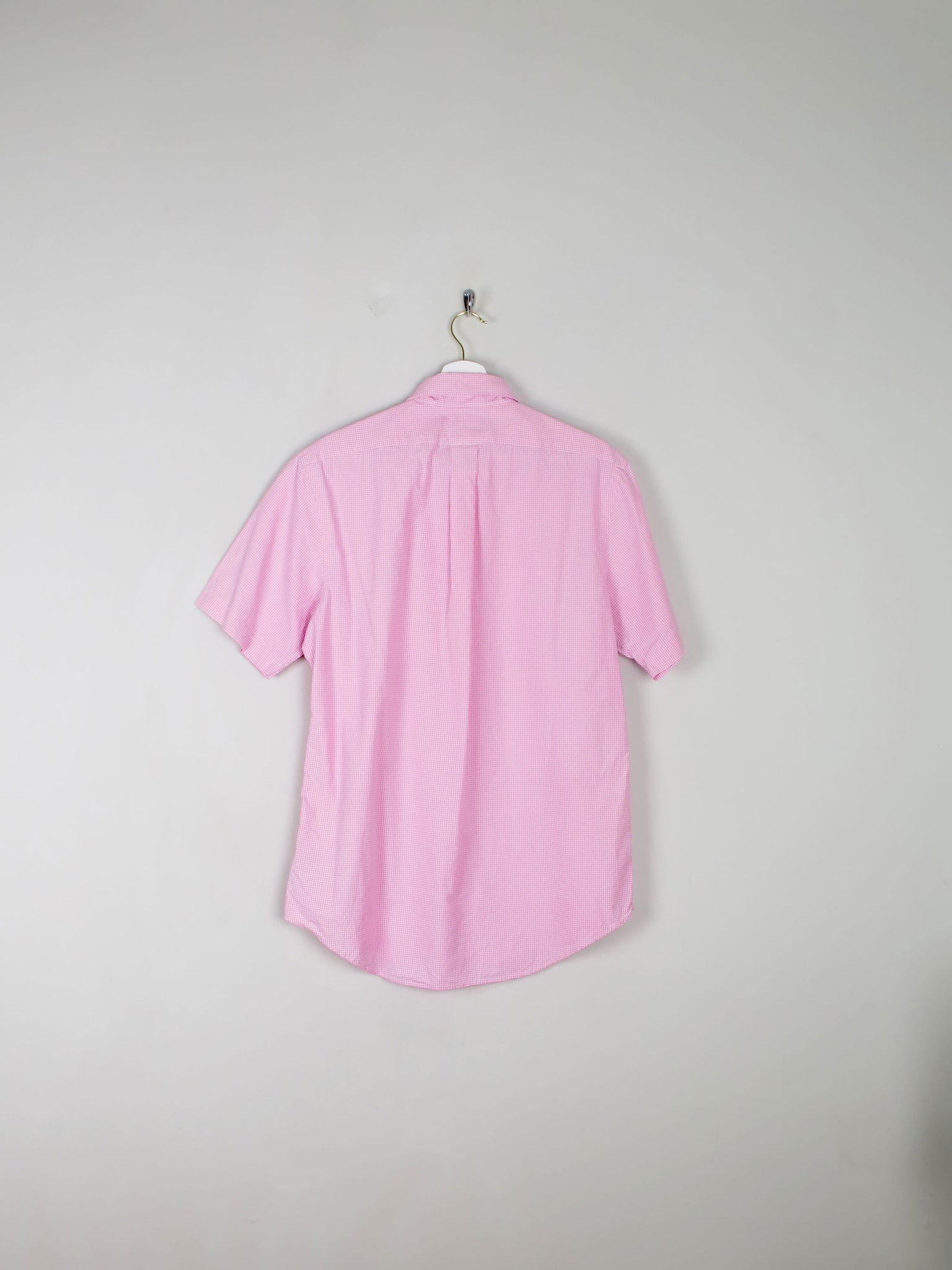 Men's Vintage Pink Check Ralph  Lauren Shirt L - The Harlequin