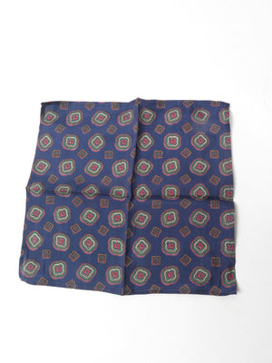 Men's Vintage Printed Pocket Square - The Harlequin
