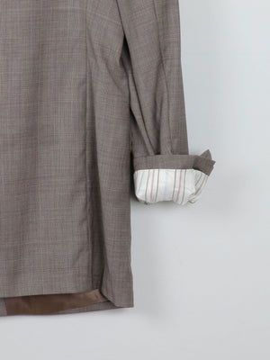 Men's Vintage Ralph Lauren Check Taupe Jacket L - The Harlequin
