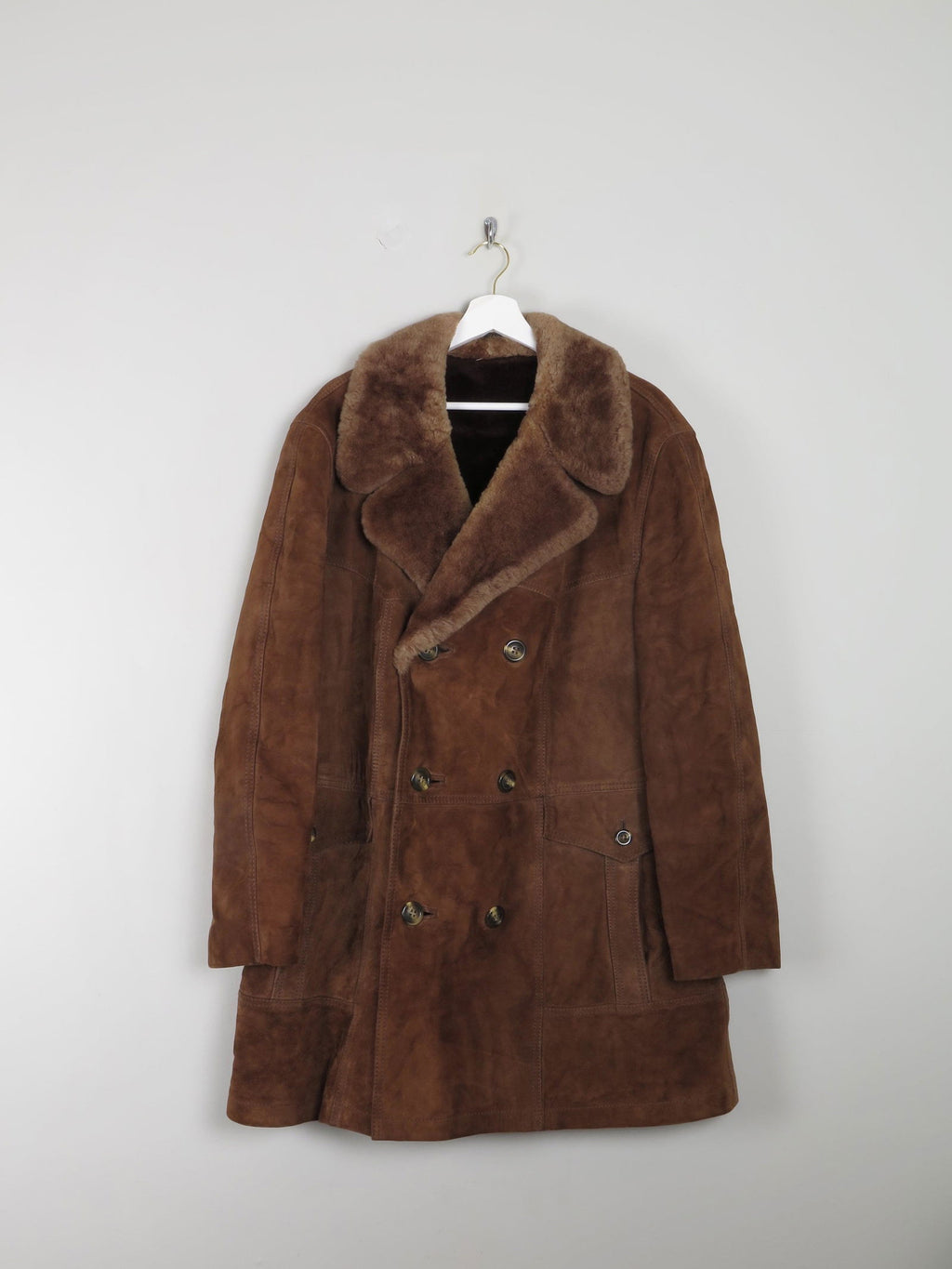 Men's Vintage Sheepskin 3/4 Coat L - The Harlequin
