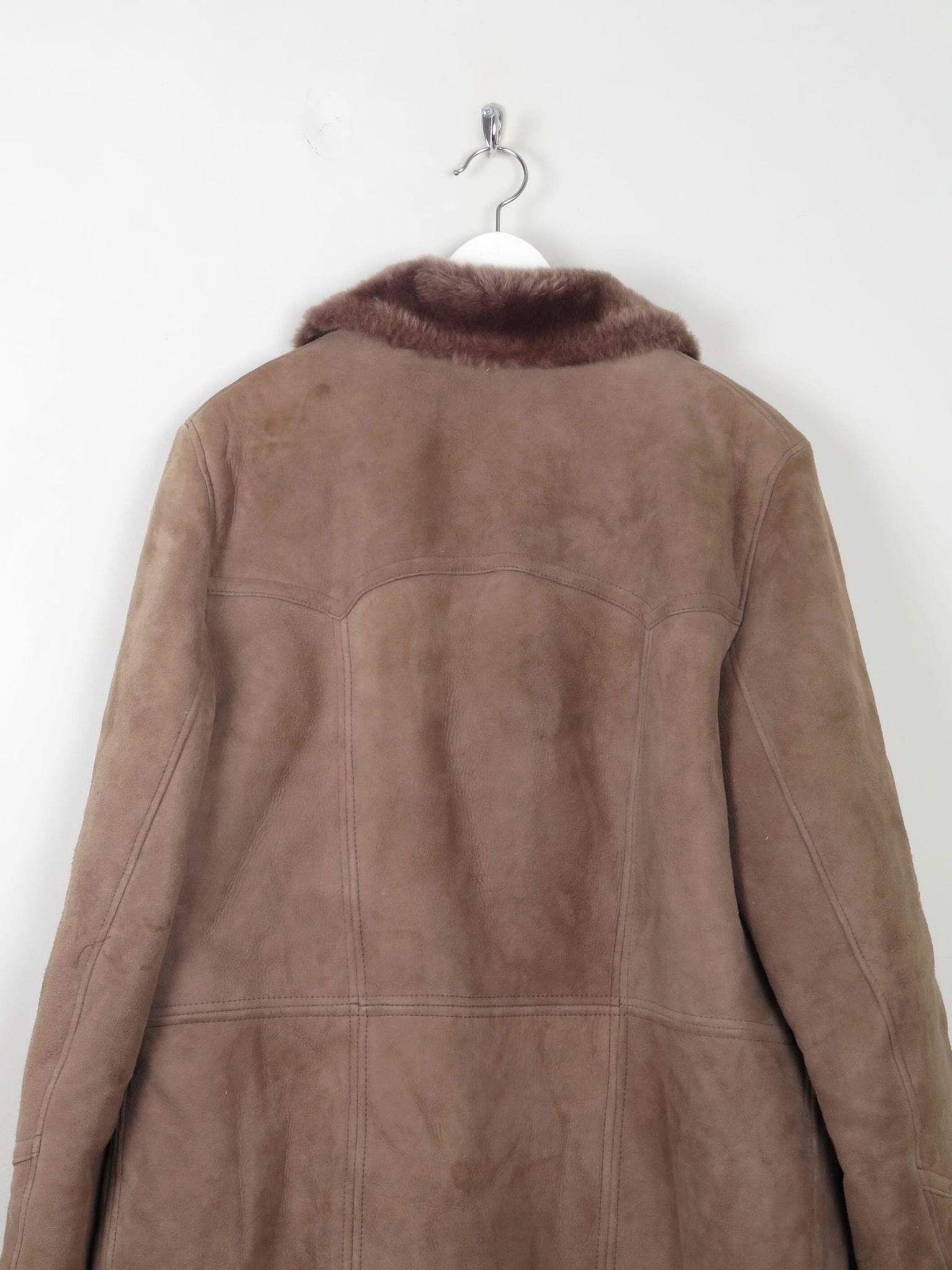 Men's Vintage Sheepskin Coat L - The Harlequin