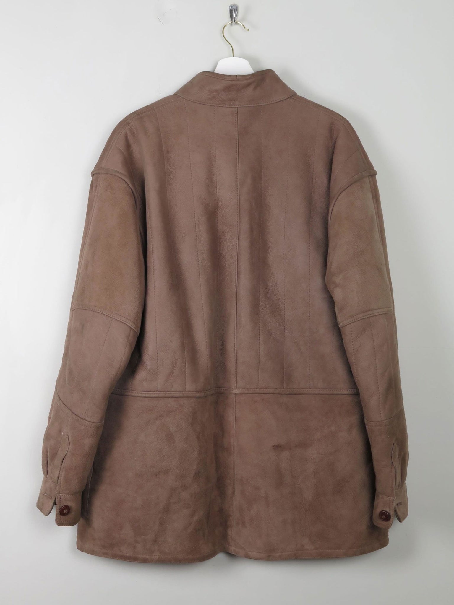 Men's Vintage Sheepskin Jacket L/XL - The Harlequin