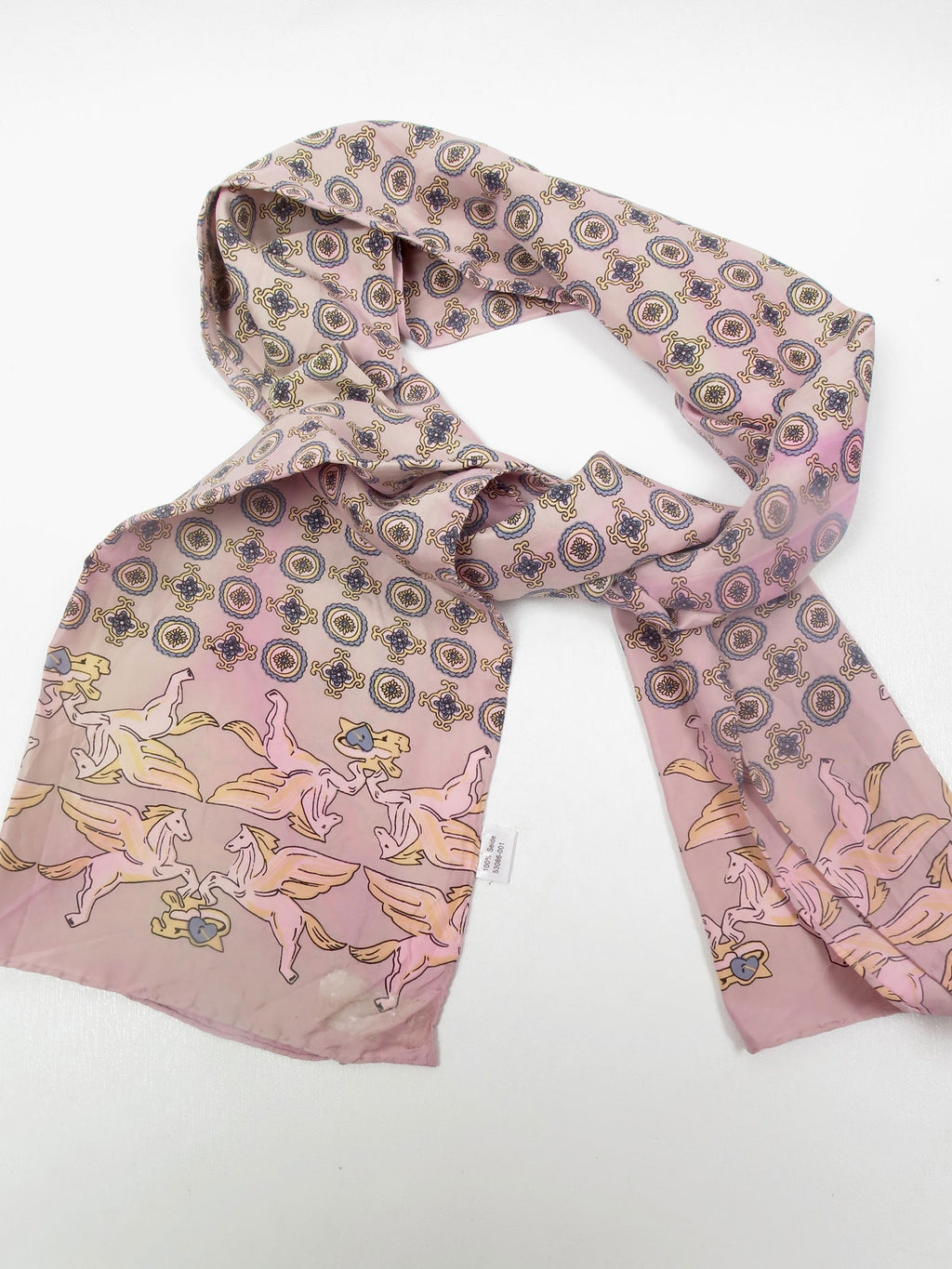 Men's Vintage Silk Scarf - The Harlequin