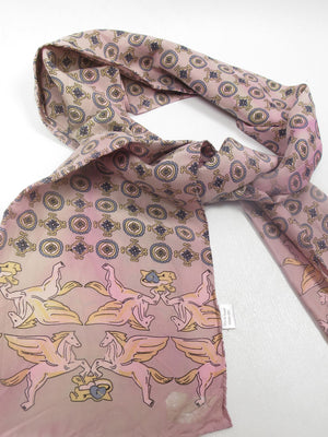 Men's Vintage Silk Scarf - The Harlequin