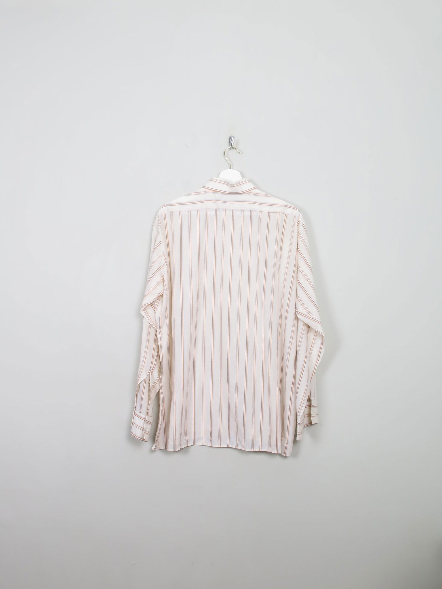 Men's Vintage Striped 1970s Shirt XL - The Harlequin