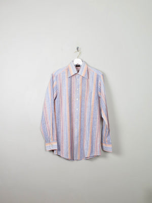 Men's Vintage Striped Shirt M - The Harlequin