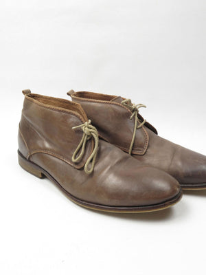Men's Vintage Style Leather Paolo Sartori Boots /Shoes 44 - The Harlequin