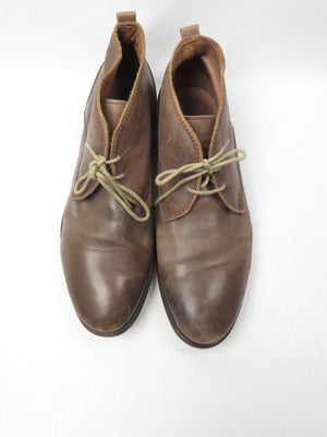 Men's Vintage Style Leather Paolo Sartori Boots /Shoes 44 - The Harlequin