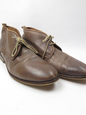 Men's Vintage Style Leather Paolo Sartori Boots /Shoes 44 - The Harlequin