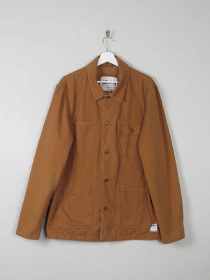 Men's Vintage Style The Stronghold Rust/Orange Chore Jacket L - The Harlequin