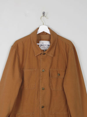 Men's Vintage Style The Stronghold Rust/Orange Chore Jacket L - The Harlequin