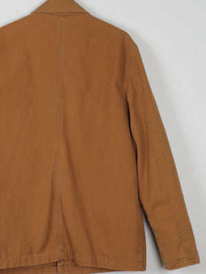 Men's Vintage Style The Stronghold Rust/Orange Chore Jacket L - The Harlequin