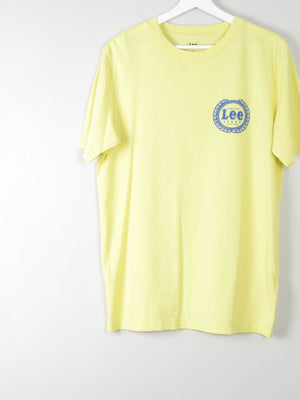Men's Vintage Style Yellow Lee T-shirt S New - The Harlequin