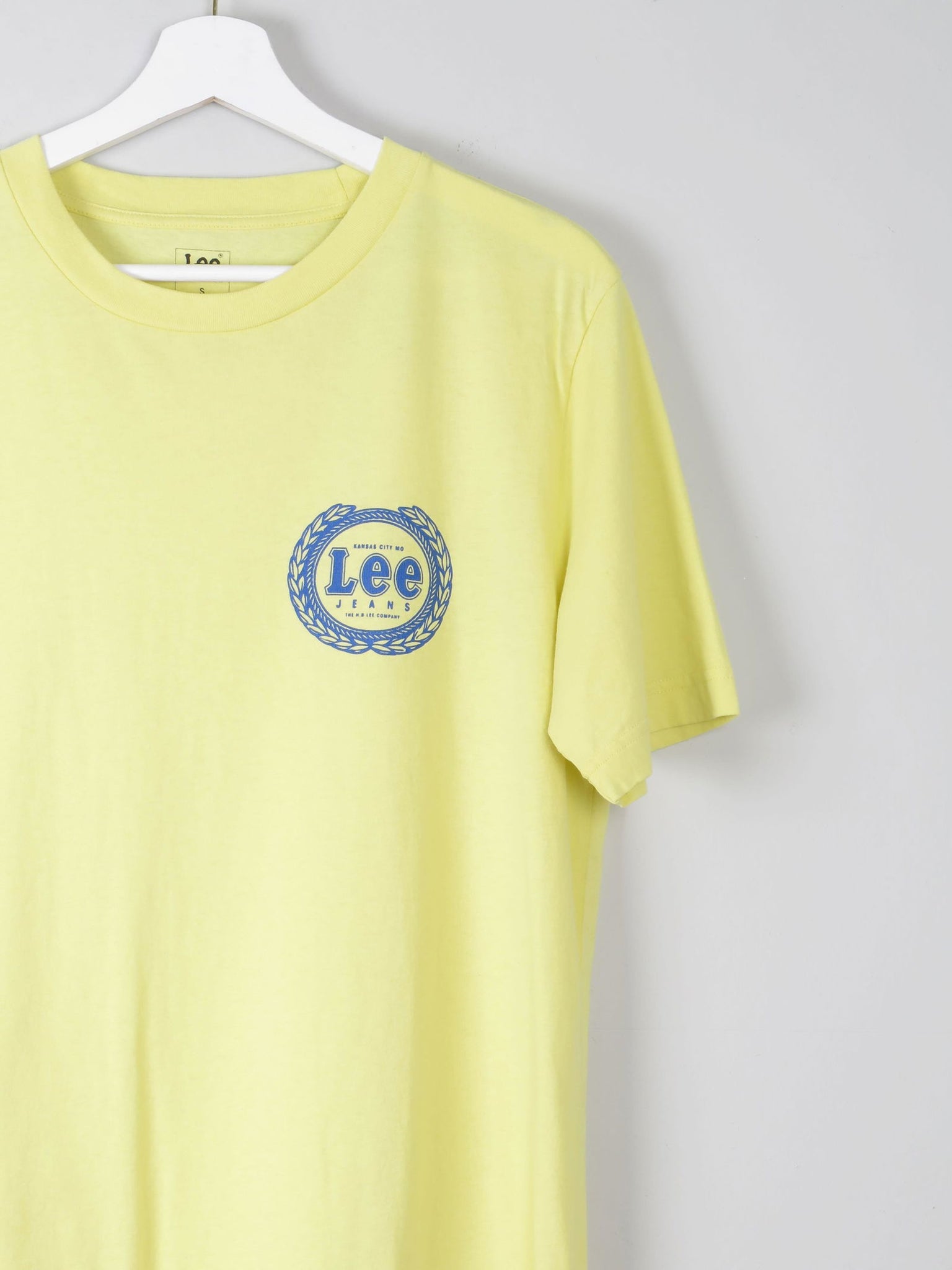 Men's Vintage Style Yellow Lee T-shirt S New - The Harlequin