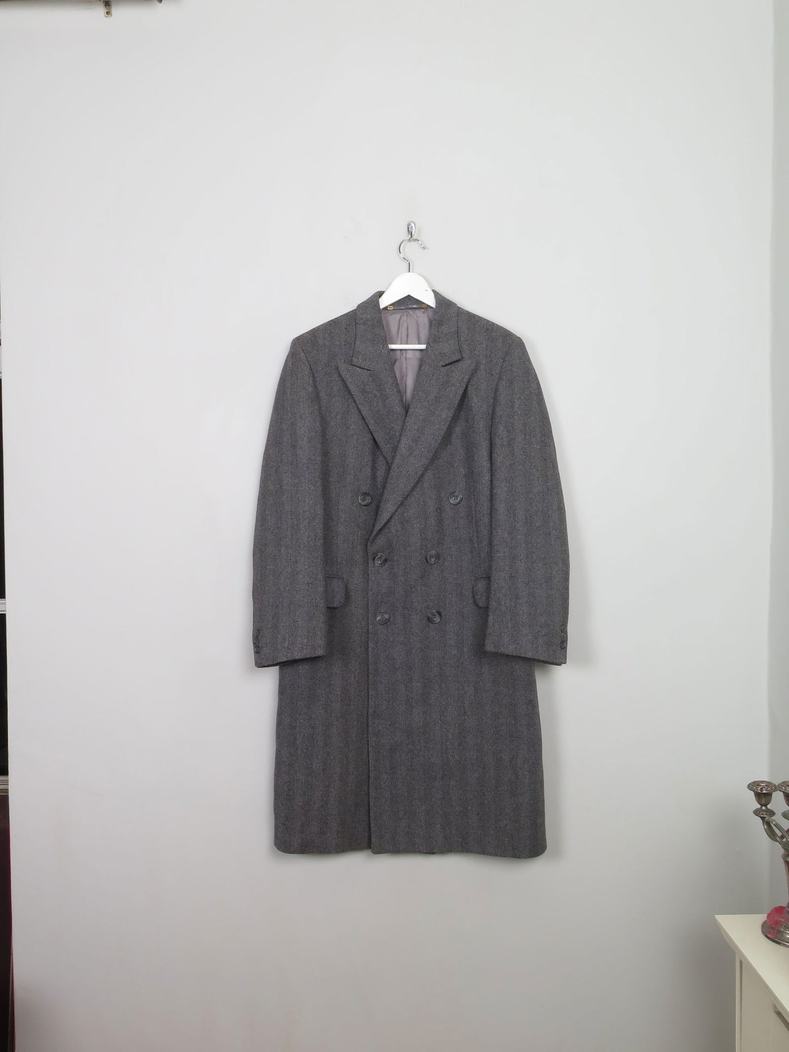 Men's Vintage Tweed Coat 42" - The Harlequin