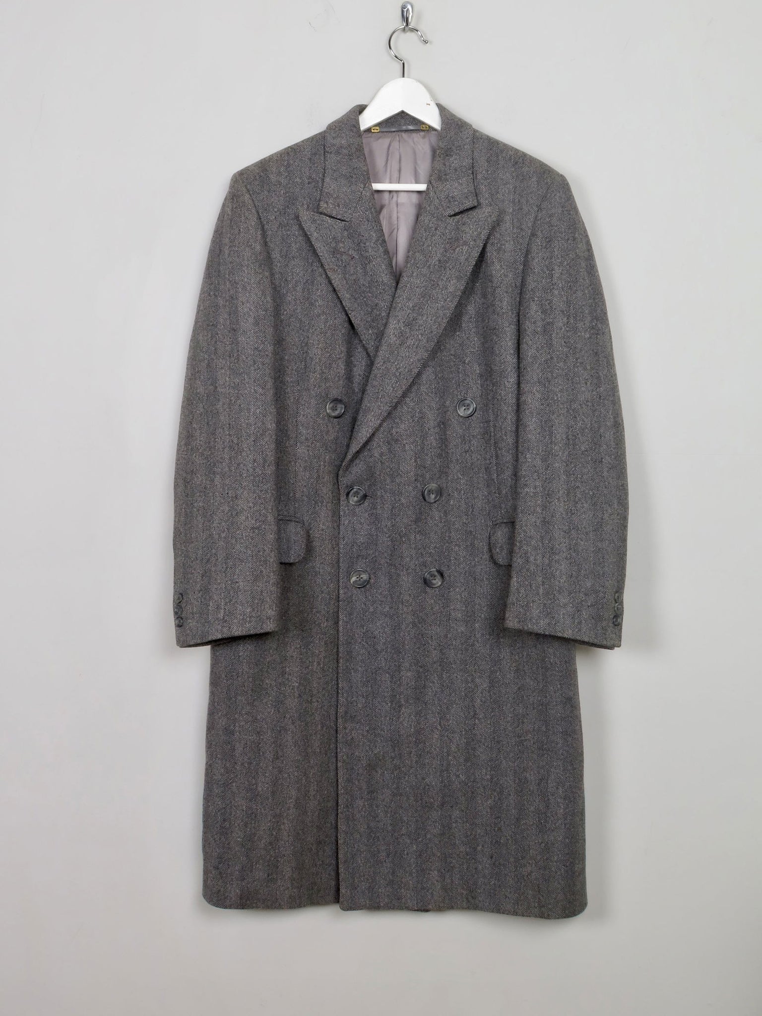 Men's Vintage Tweed Coat 42" - The Harlequin