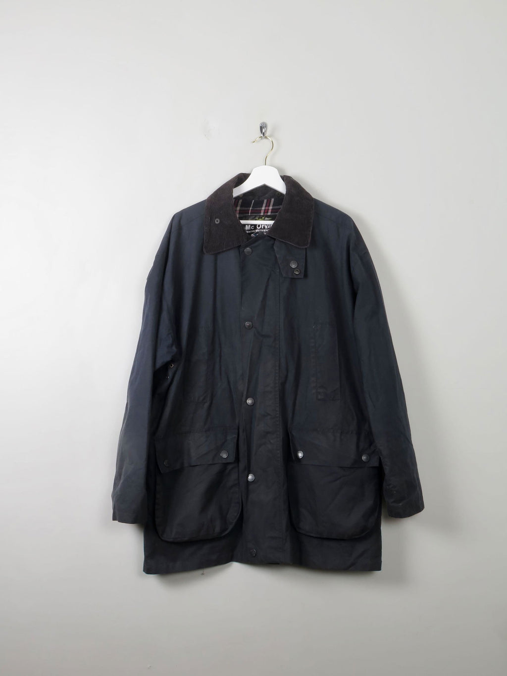 Men's Vintage Wax Jacket Mc Orvis L/XL - The Harlequin