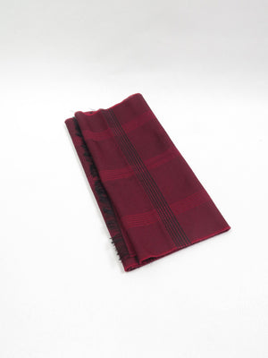Men's Vintage Wine & Black Scarf - The Harlequin