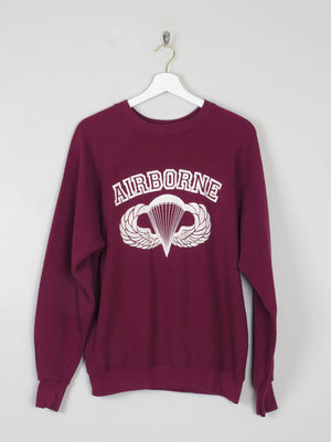 Men’s  Vintage Wine Sweatshirt S - The Harlequin