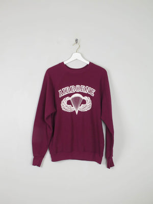 Men’s  Vintage Wine Sweatshirt S - The Harlequin