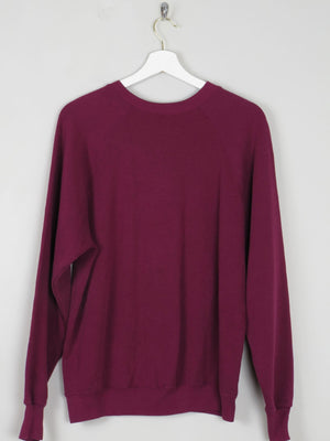 Men’s  Vintage Wine Sweatshirt S - The Harlequin