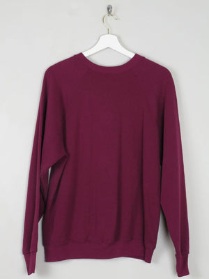 Men’s  Vintage Wine Sweatshirt S - The Harlequin