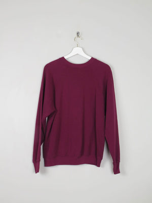 Men’s  Vintage Wine Sweatshirt S - The Harlequin