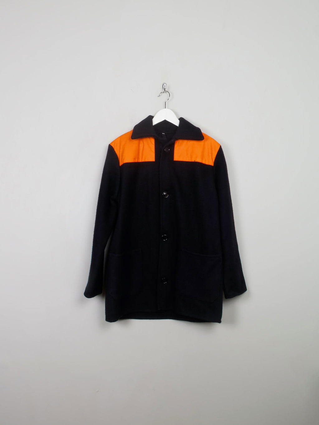 Men's Vintage Wool Chore Style Jacket S - The Harlequin