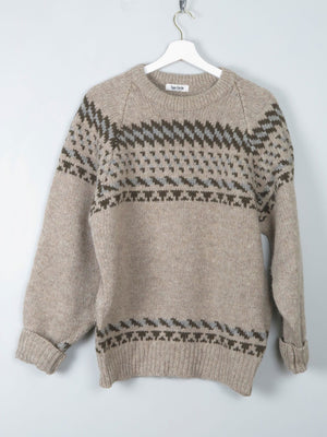 Men's Vintage Wool Jumper M - The Harlequin