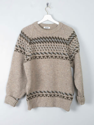 Men's Vintage Wool Jumper M - The Harlequin