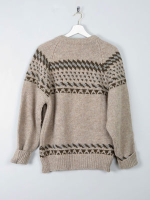Men's Vintage Wool Jumper M - The Harlequin