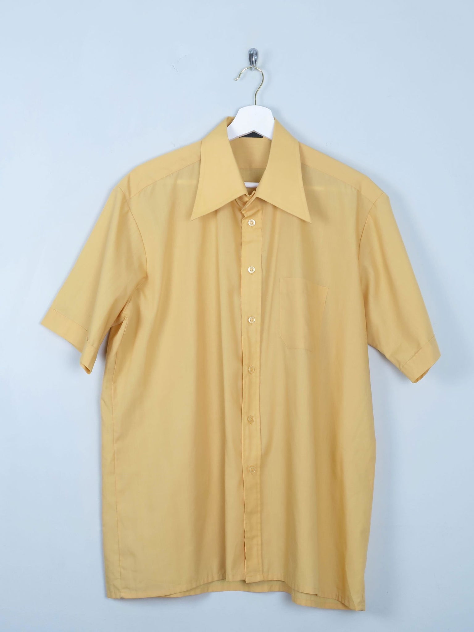 Men's Vintage Yellow Shirt XL - The Harlequin