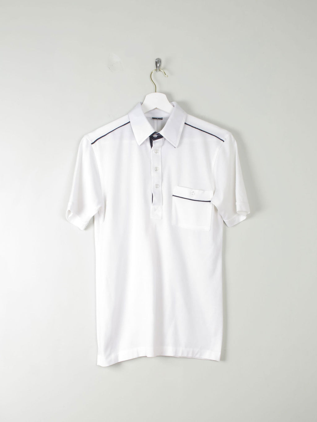 Men's White Vintage Shirt 1970s S - The Harlequin