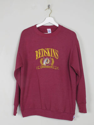 Men's Wine Vintage Embroidered  Logo Sweatshirt S/M - The Harlequin