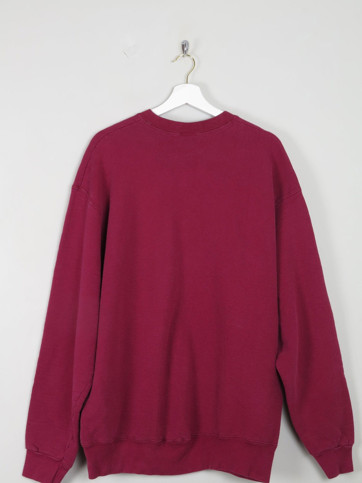 Men's Wine Vintage Sullivan College Sweatshirt L/XL - The Harlequin
