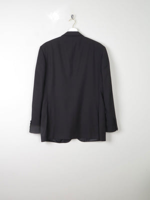 Mens Black Classic Vintage Dinner Jacket/Tuxedo Jacket 40"M - The Harlequin