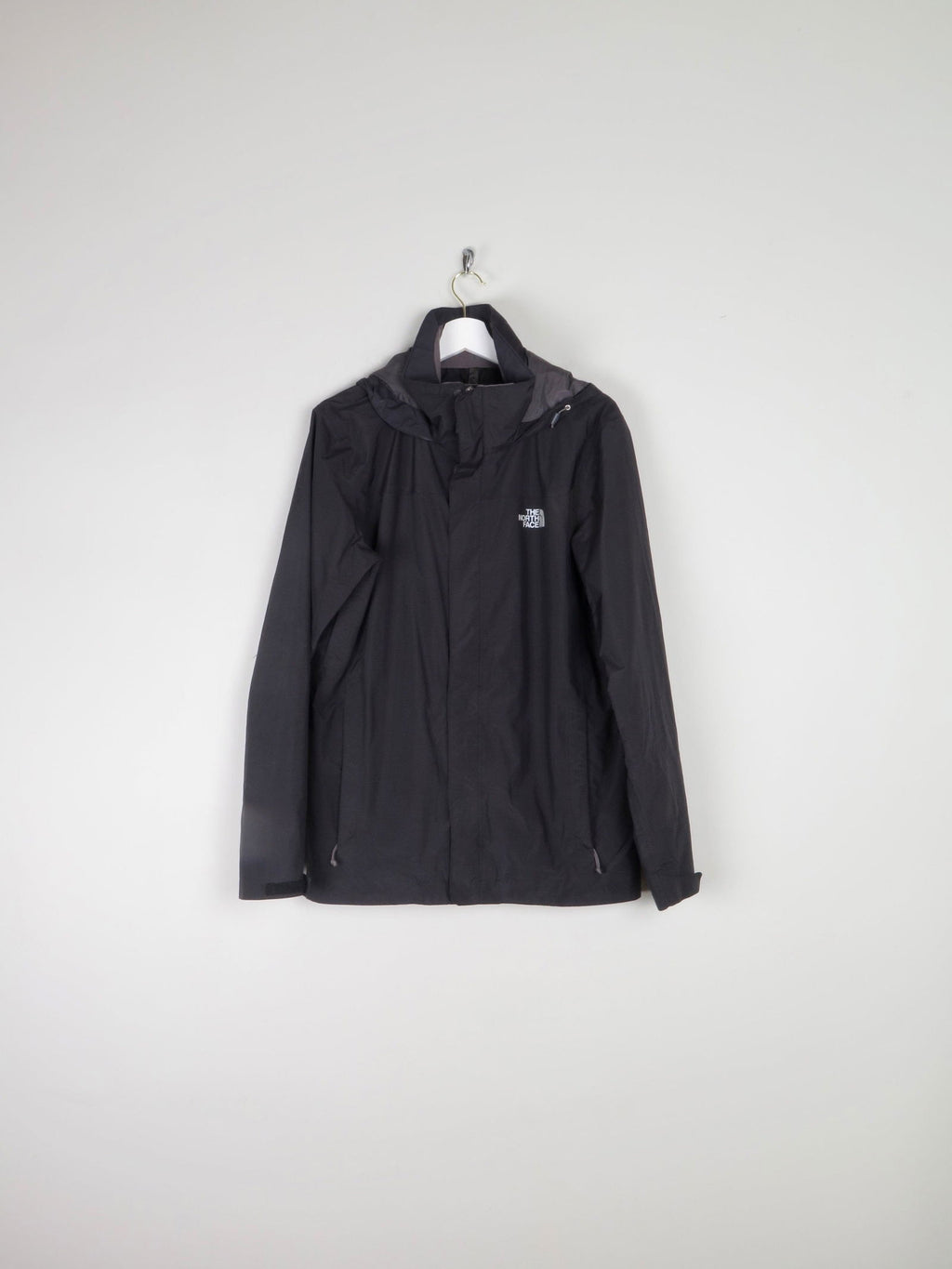 Mens Black The North Face Windbreaker Waterproof Jacket S - The Harlequin