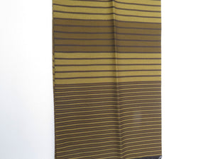 Mens Classic Vintage Green  Printed Cravat Style Scarf - The Harlequin