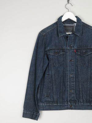 Mens Dark Blue Vintage Levis Denim Jacket S - The Harlequin