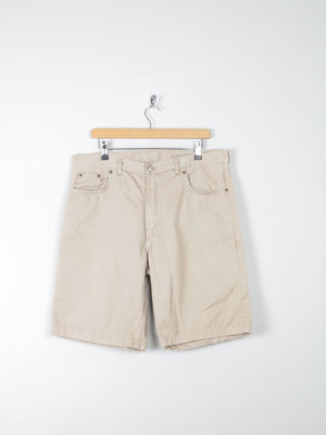 Mens Khaki Levi’s Shorts Long Vintage 34" - The Harlequin