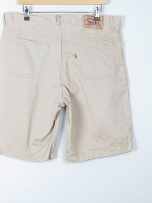 Mens Khaki Levi’s Shorts Long Vintage 34" - The Harlequin